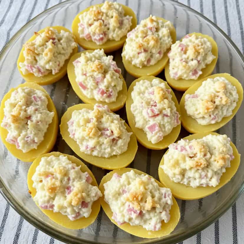 Foto deliciosa de Batata recheada pronta para servir - Outras Receitas