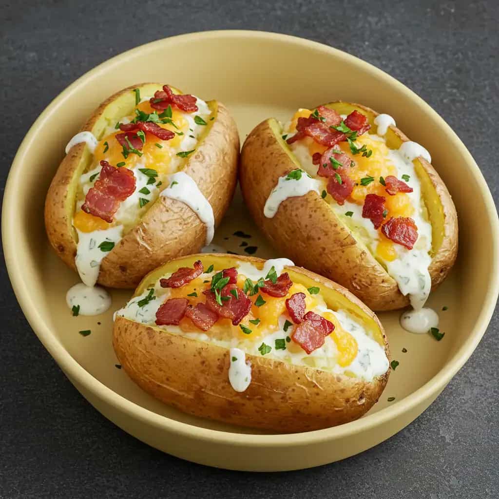 Batata Recheada ao Forno