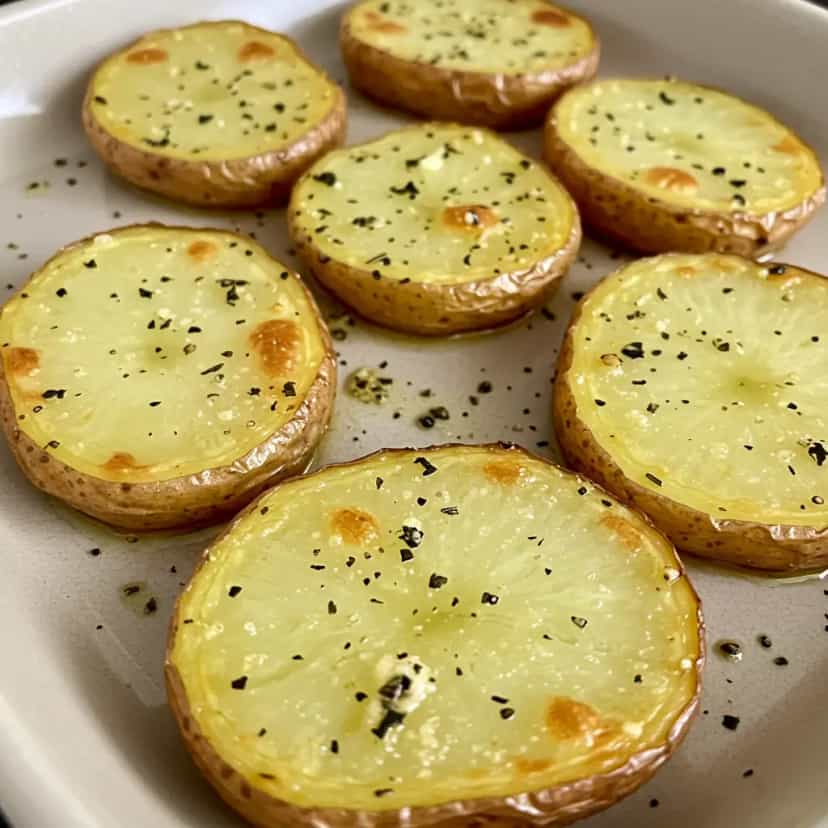 Foto deliciosa de Batatas Assadas com Alecrim pronta para servir - Almoço & Jantar