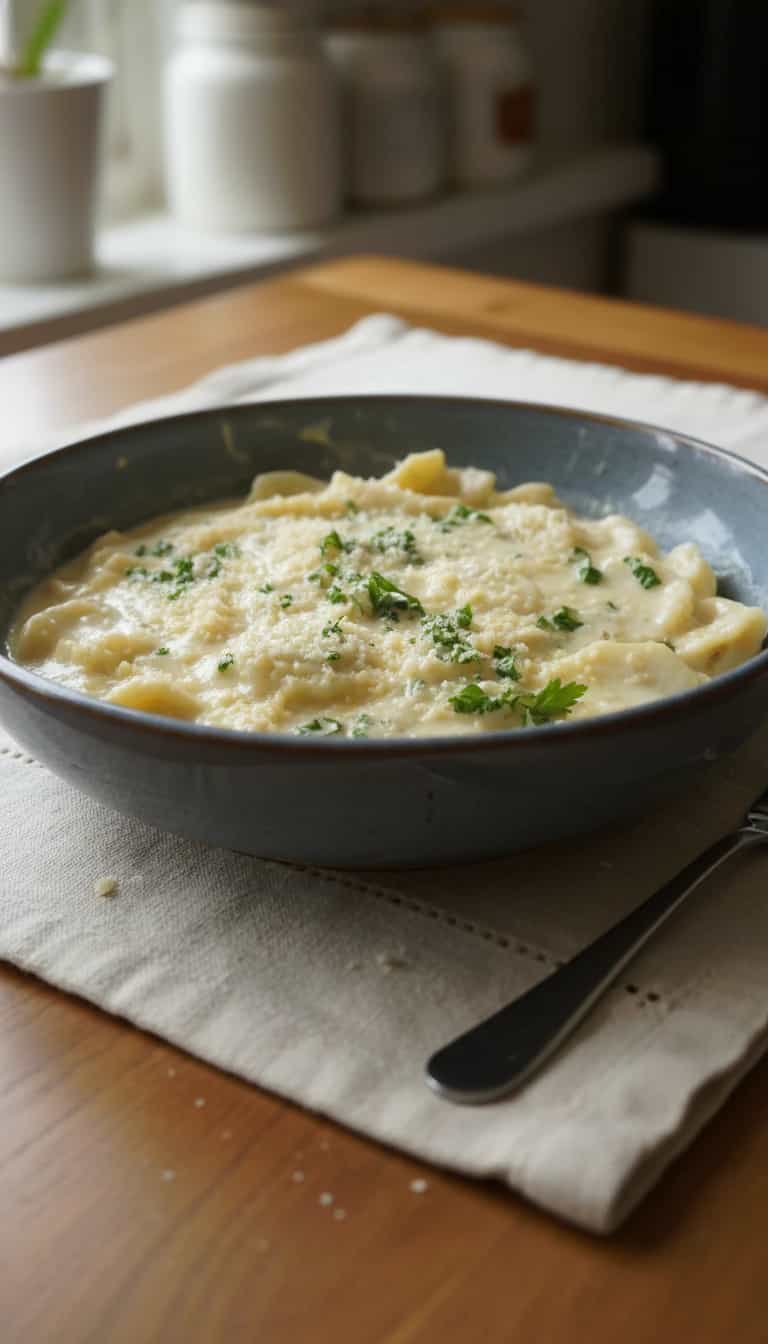 Foto deliciosa de Batatas Cremosas ao Leite pronta para servir - Almoço & Jantar