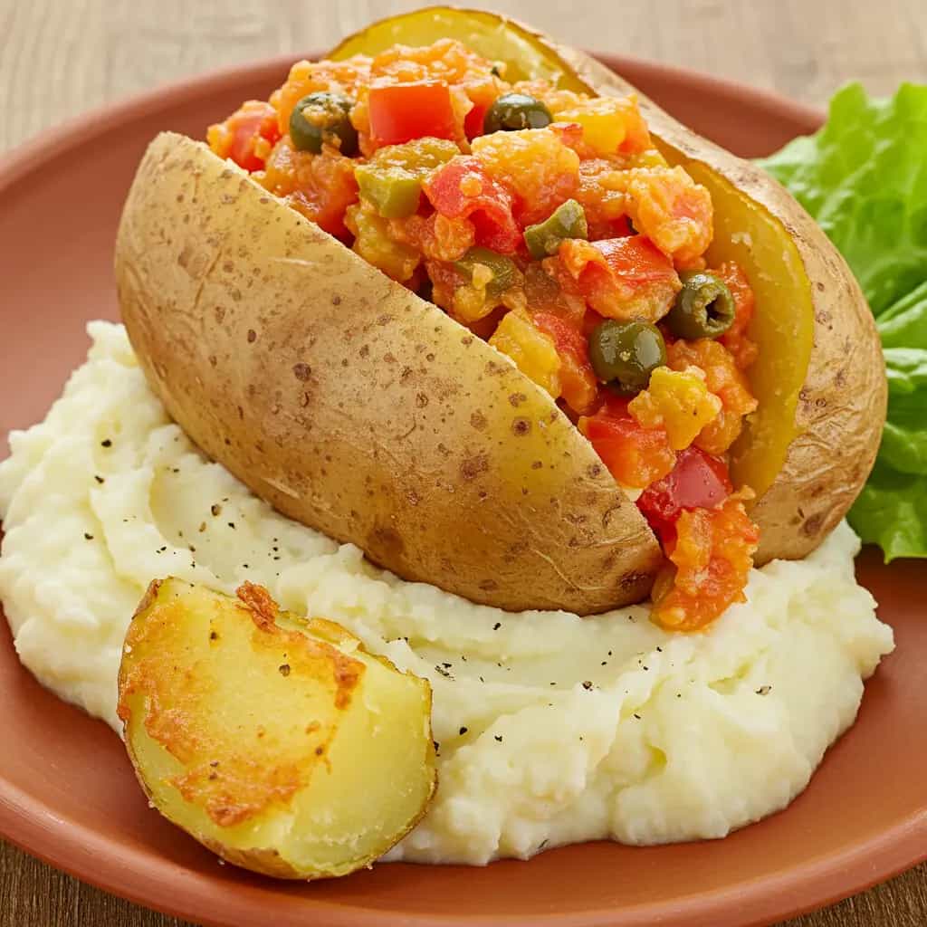 Batatas Napolitanas Recheadas ao Forno