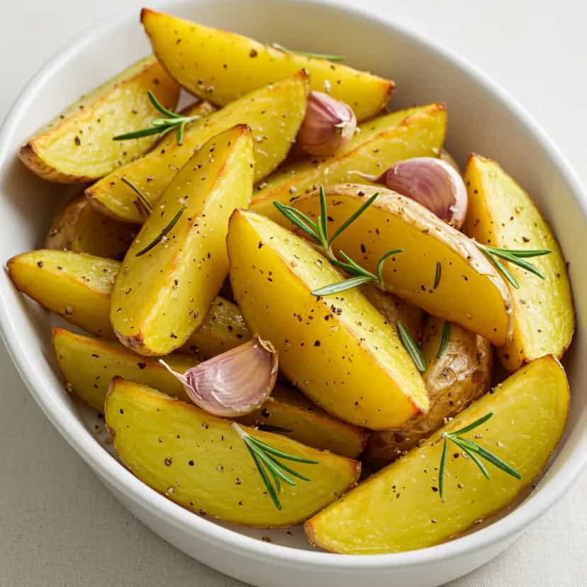 Foto deliciosa de Batatas Rústicas ao Alecrim pronta para servir - Outras Receitas