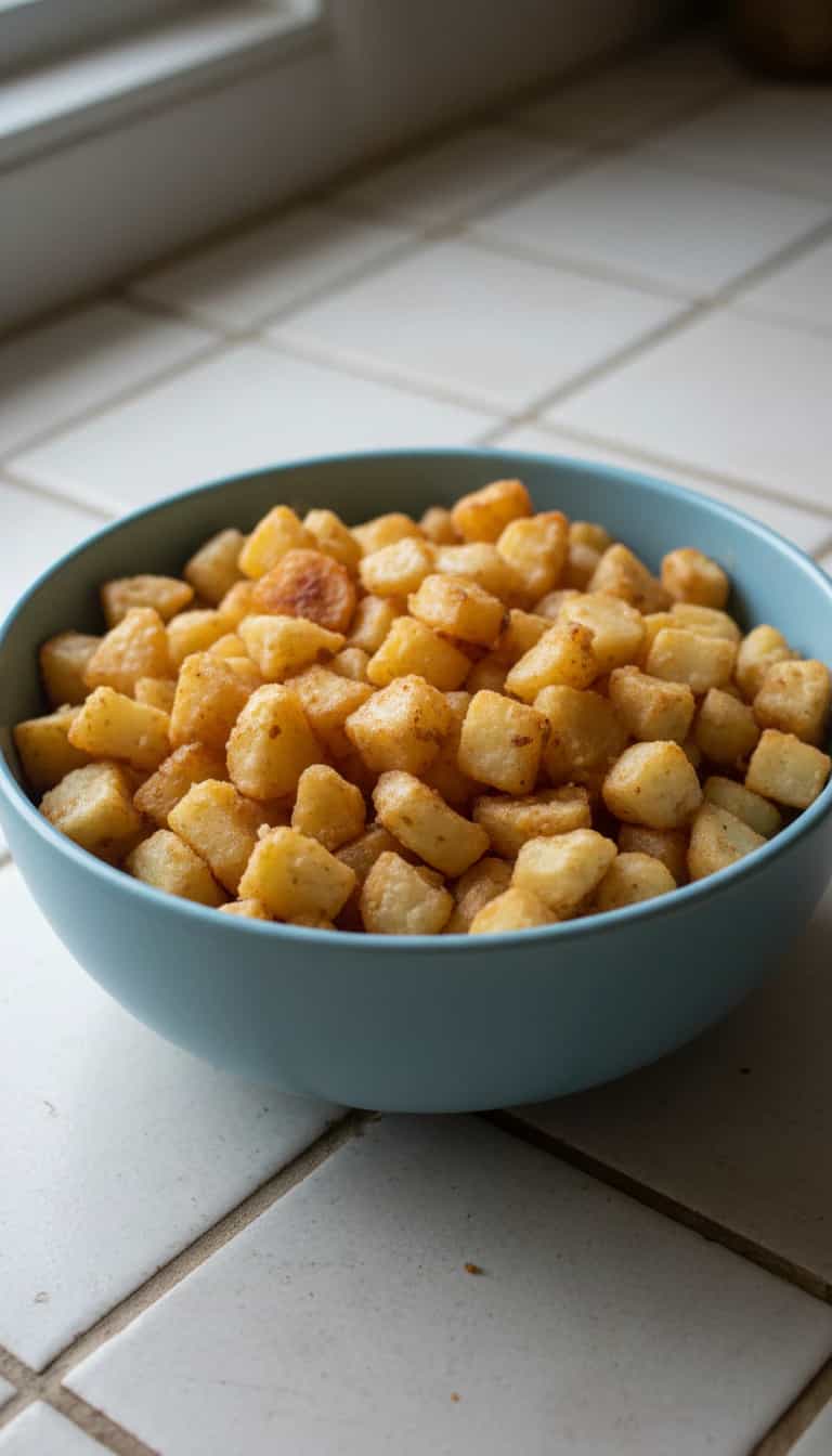 Foto deliciosa de Batatinha Frita Crocante pronta para servir - Salgadinhos