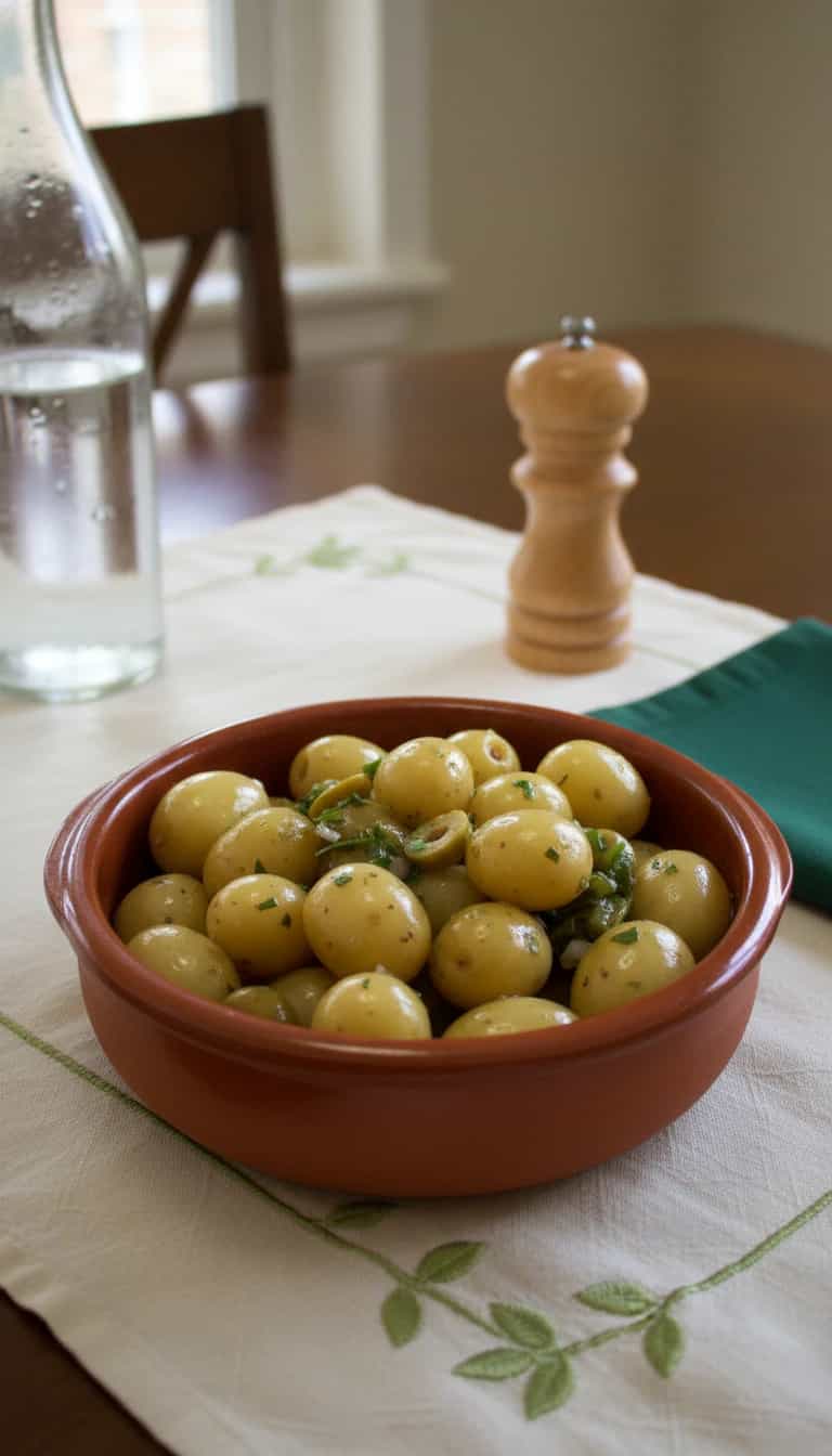 Foto deliciosa de Batatinhas ao Vinagrete Caseiro pronta para servir - Saladas