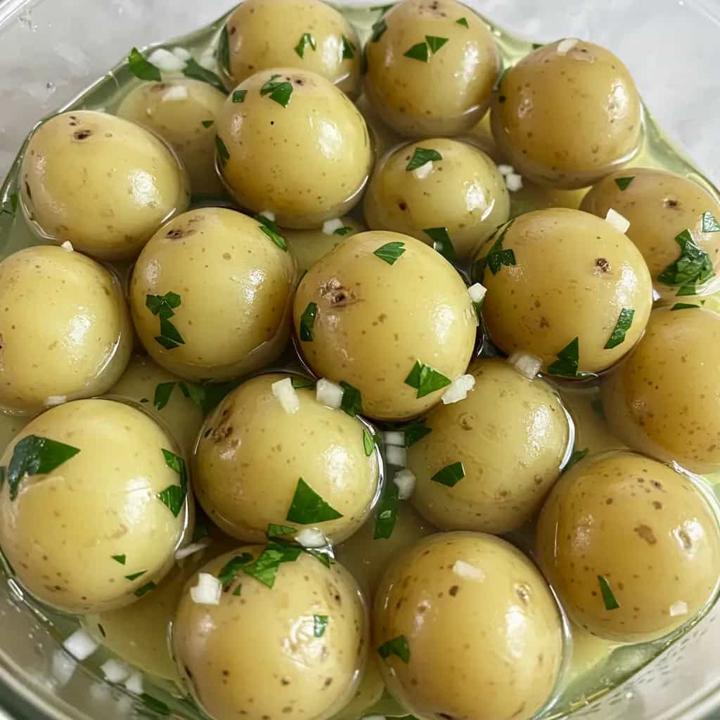 Batatinhas em Conserva Caseira