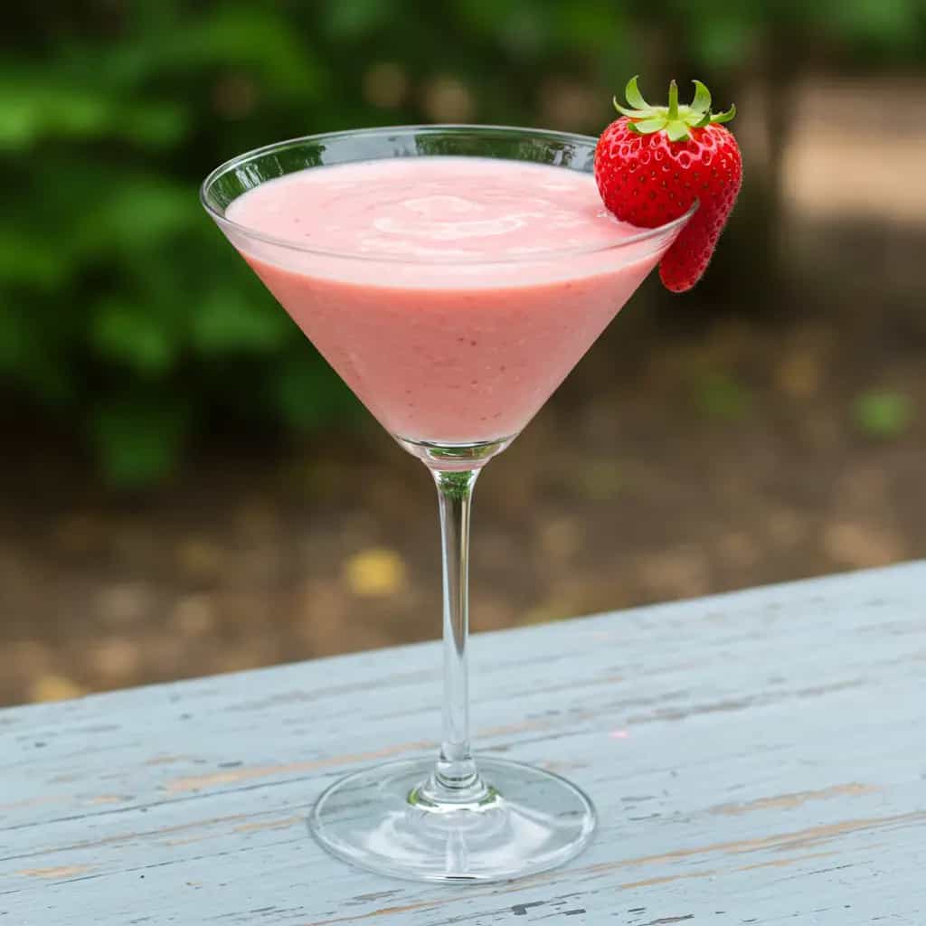 Batida de Morango Refrescante