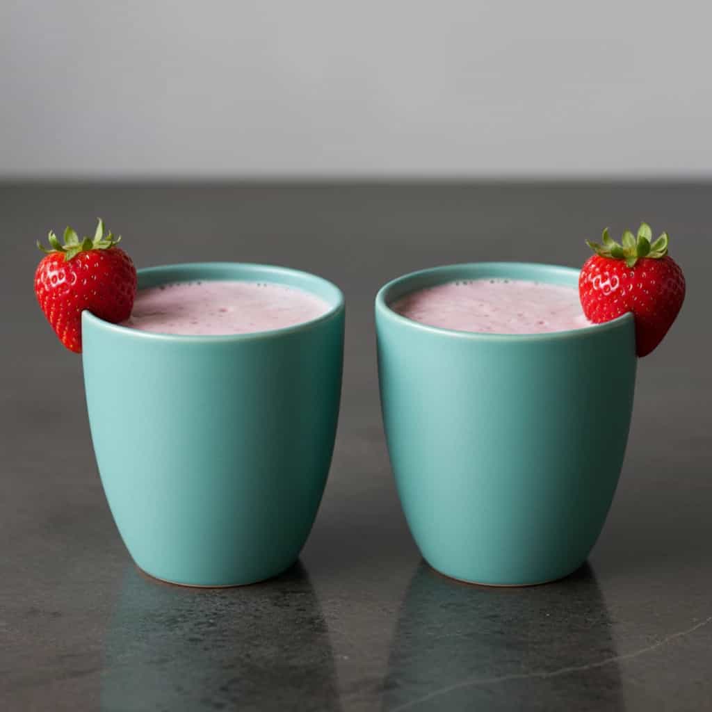 Batida Refrescante de Morango