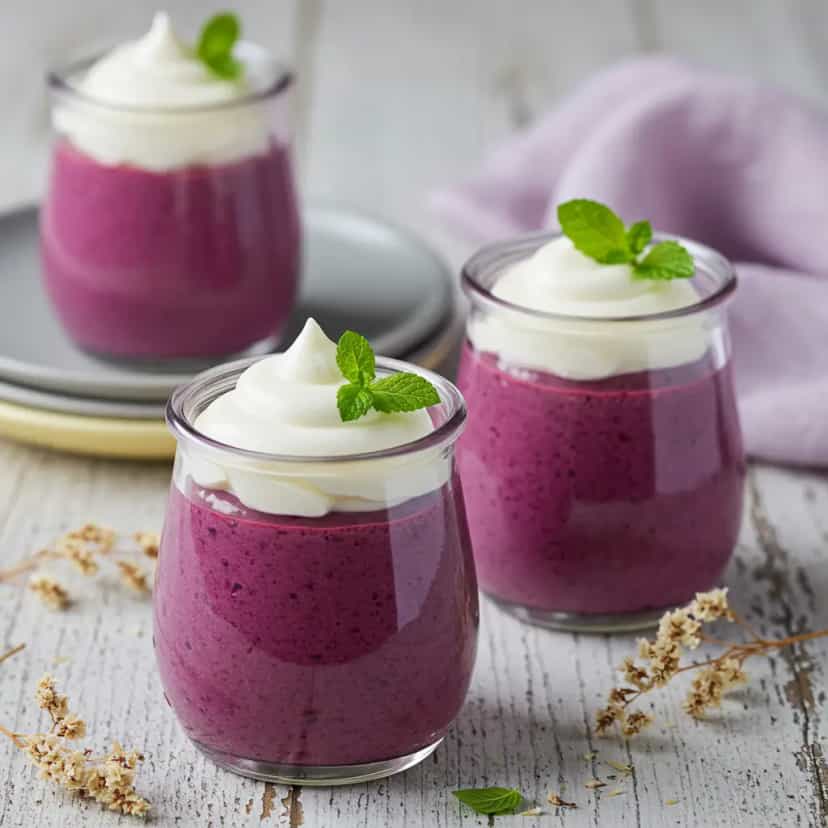 Foto deliciosa de Batida Refrescante de Uva pronta para servir - Coquetéis