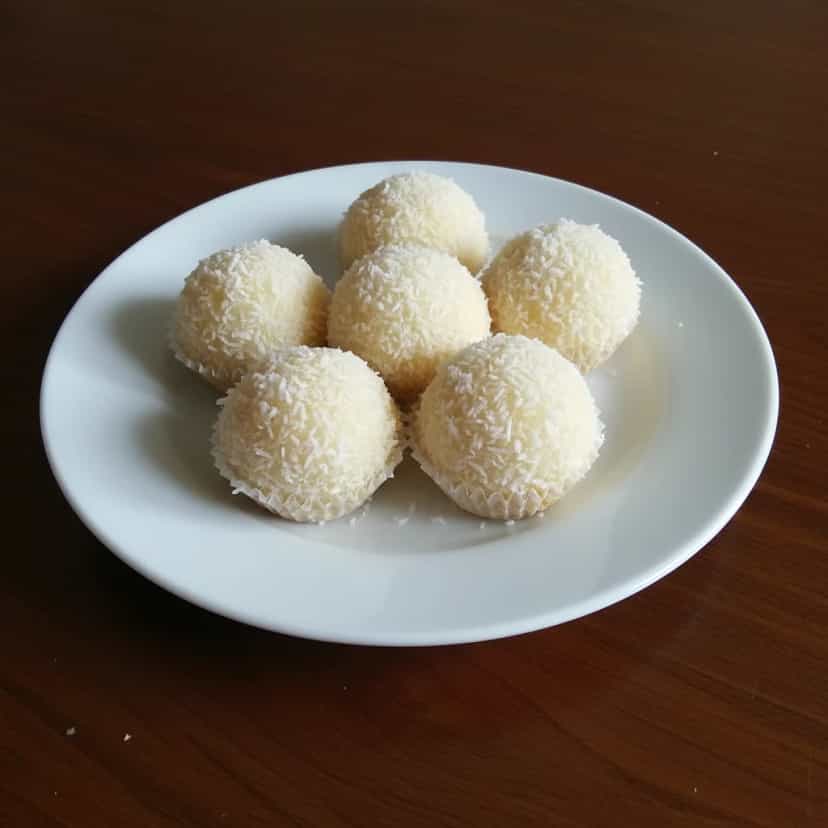 Foto deliciosa de Beijinhos Cremosos de Milho Verde pronta para servir - Pudins & Cremes