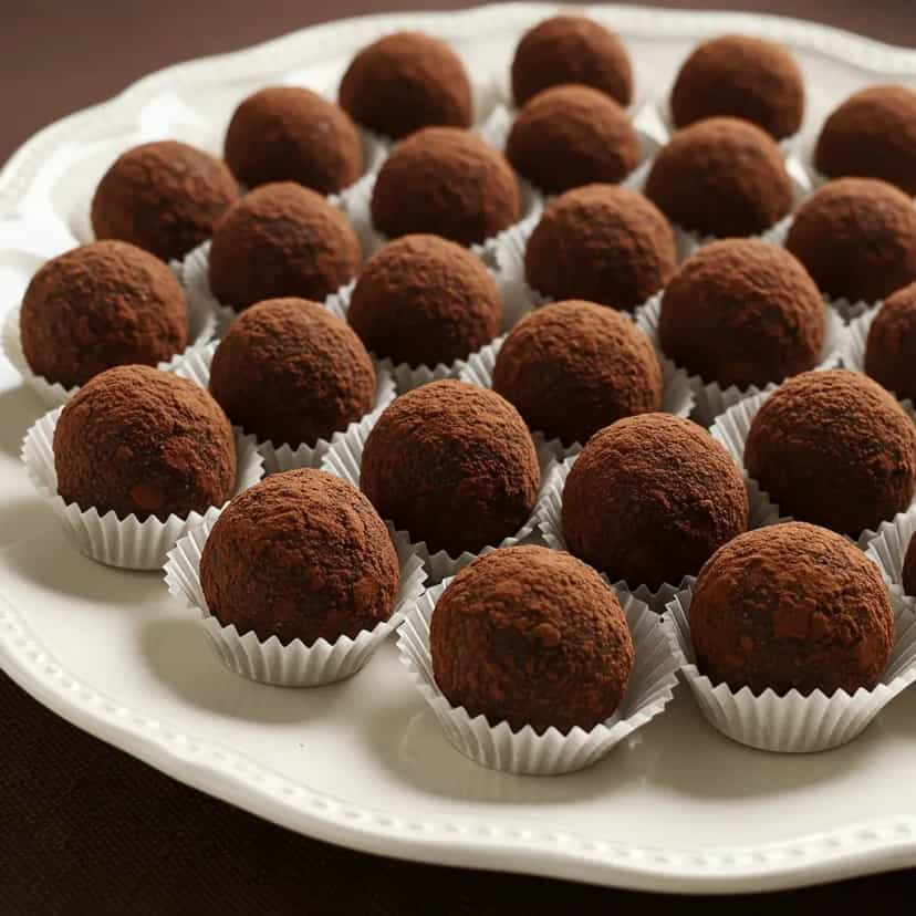 Foto deliciosa de Beijinhos de Chocolate Cremosos pronta para servir - Outras Receitas