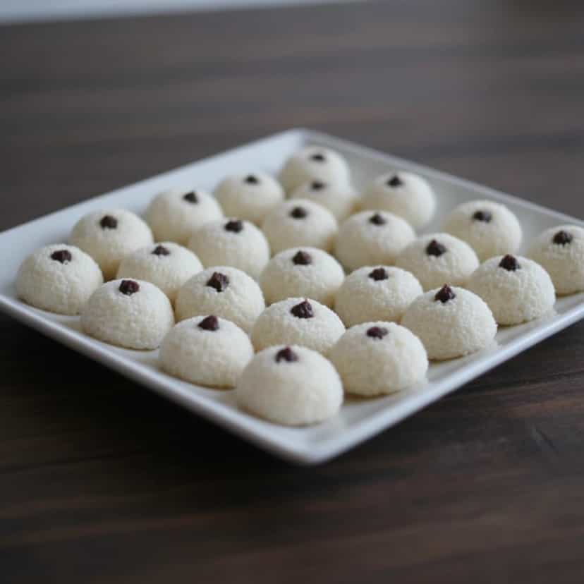 Foto deliciosa de Beijinhos de Coco para Festa pronta para servir - Outras Receitas