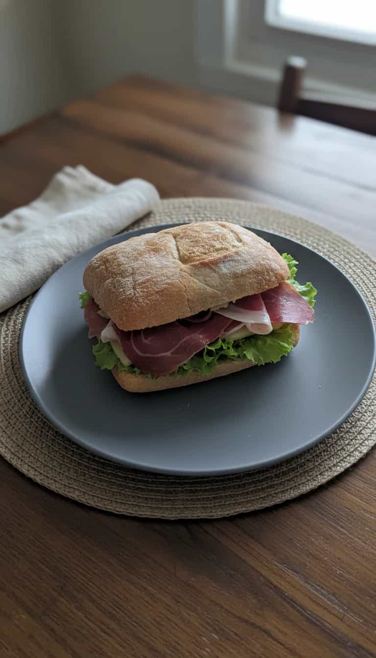 Foto deliciosa de Beirute Caprese pronta para servir - Lanches de Padaria