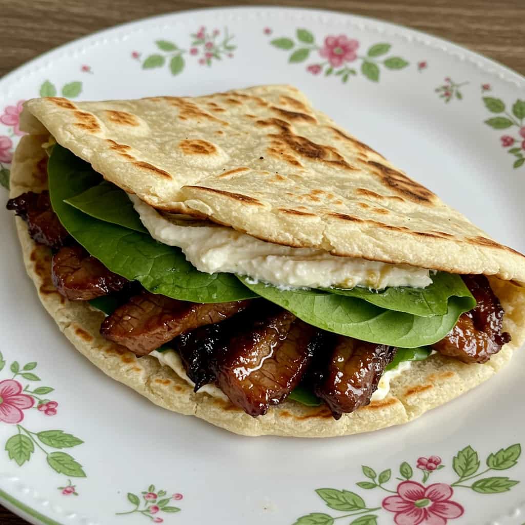 Beirute de Rap10 com Carne Teriyaki