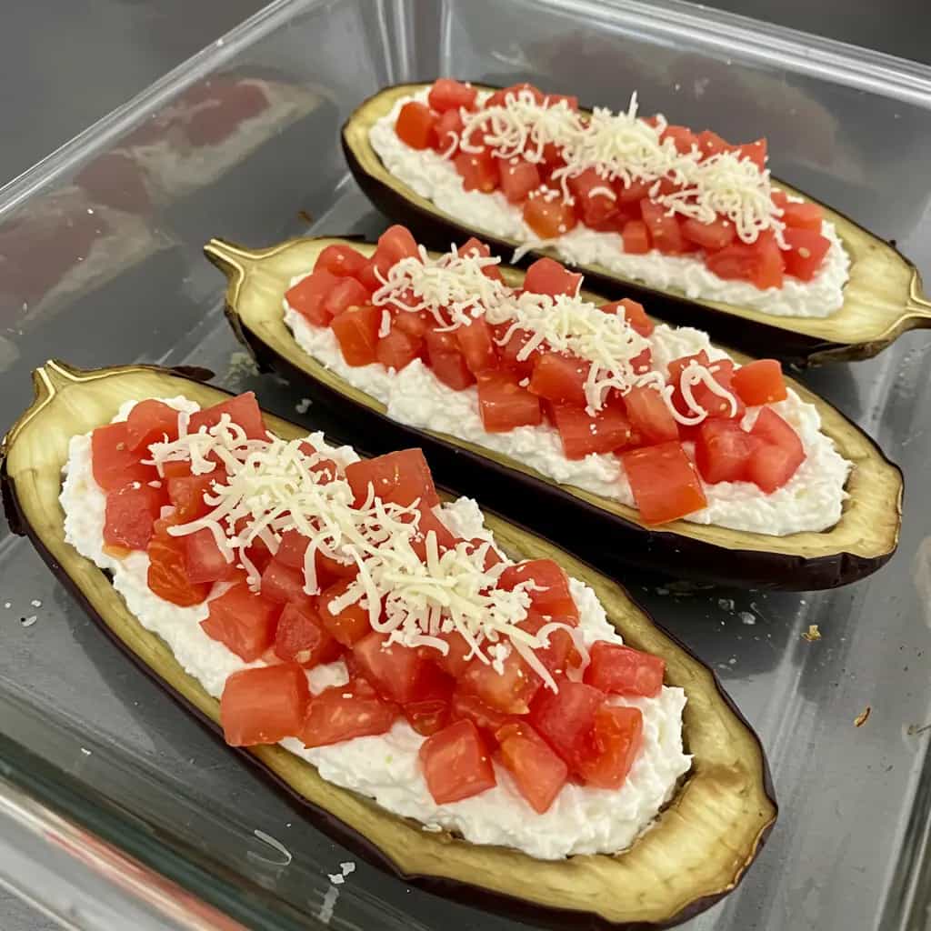 Beringelas Recheadas com Ricota