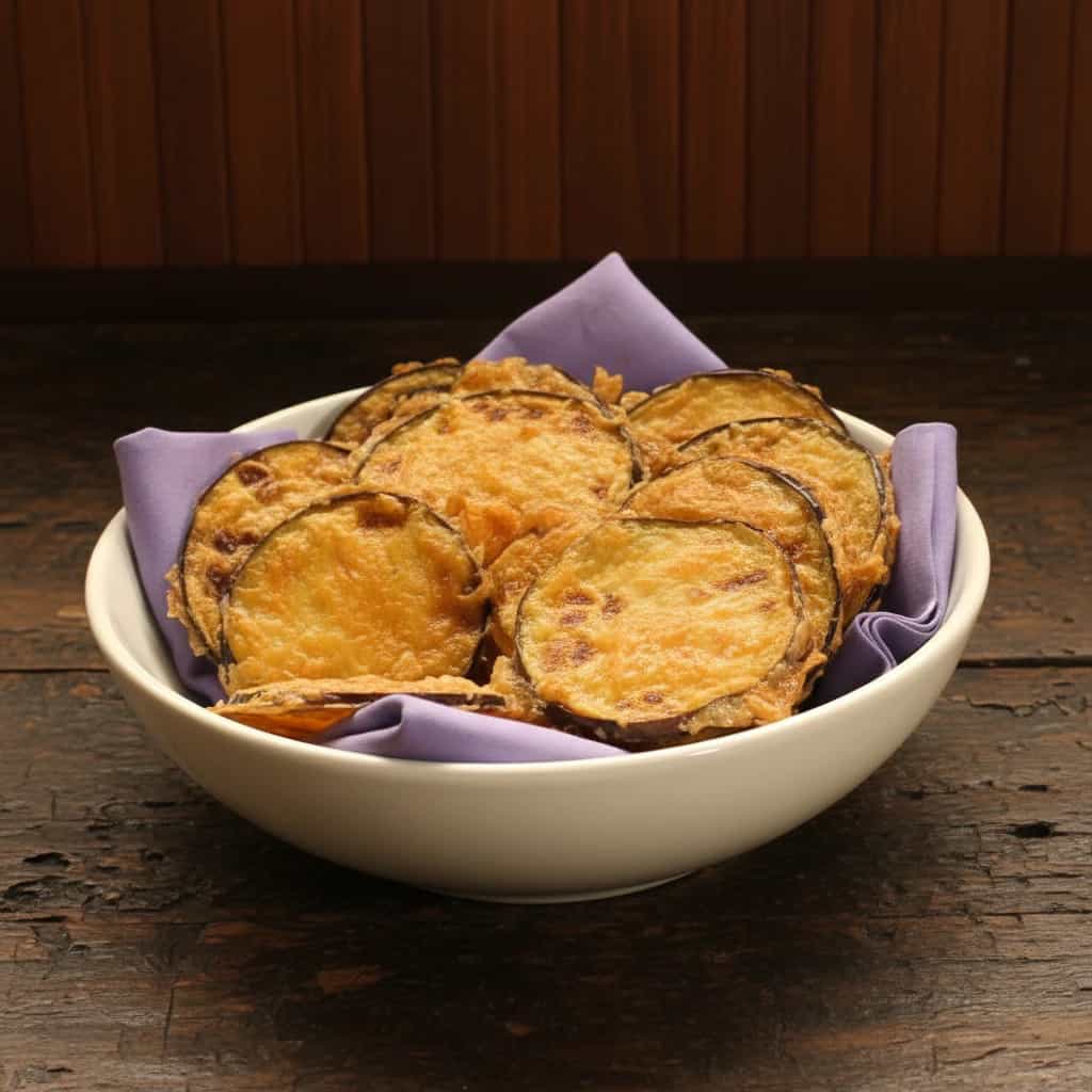 Berinjela à Milanesa Assada