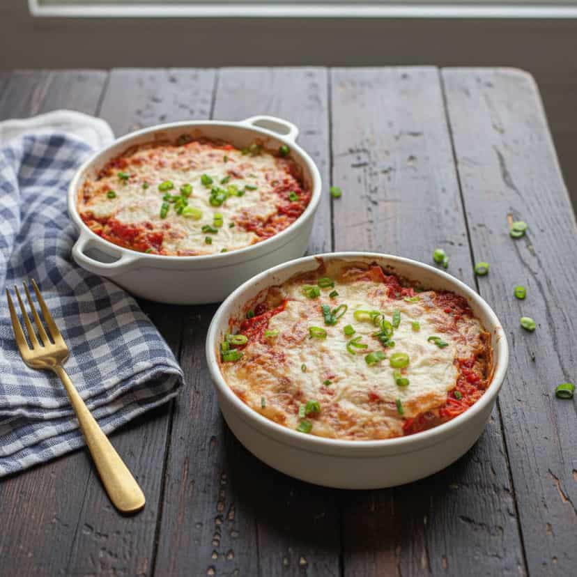 Foto deliciosa de Berinjela à Parmegiana Vegana pronta para servir - Pratos Brasileiros Icônicos