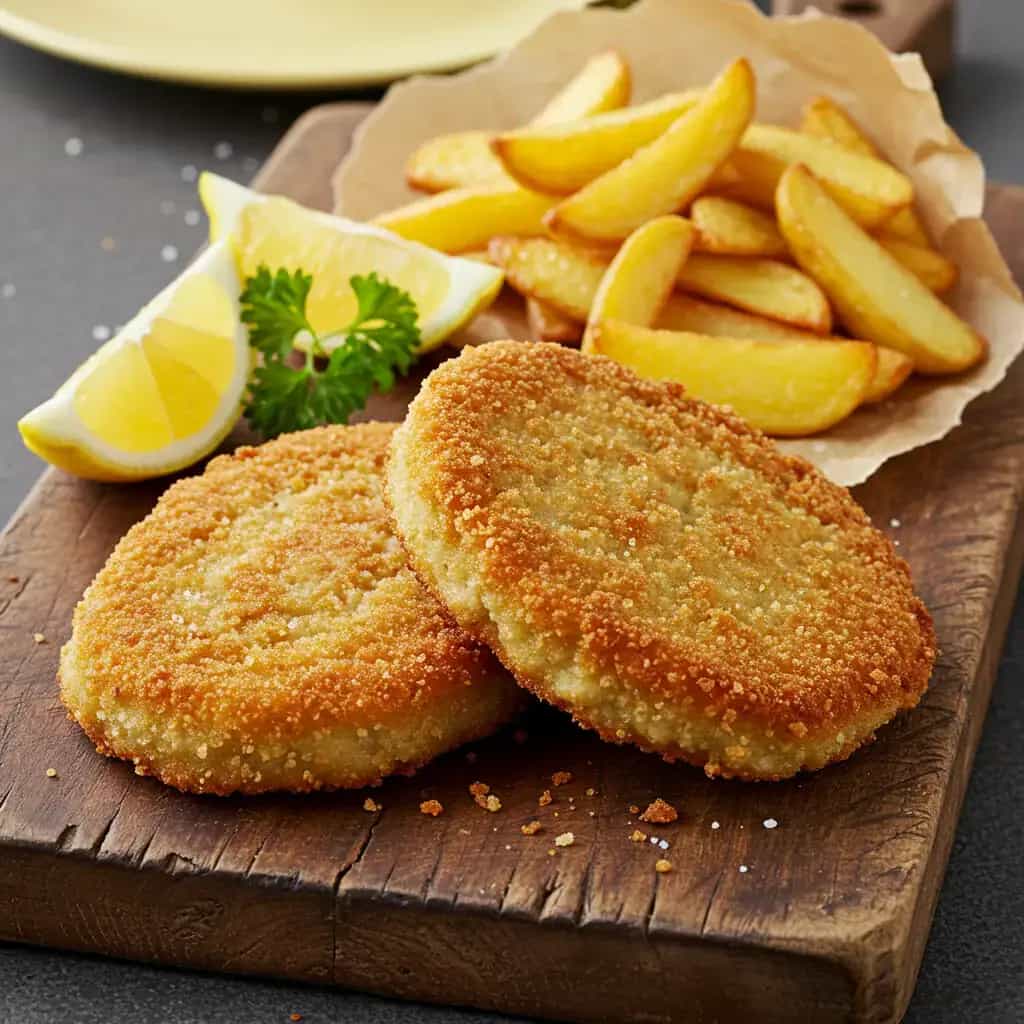 Bife à Milanesa com Salsa Fresca