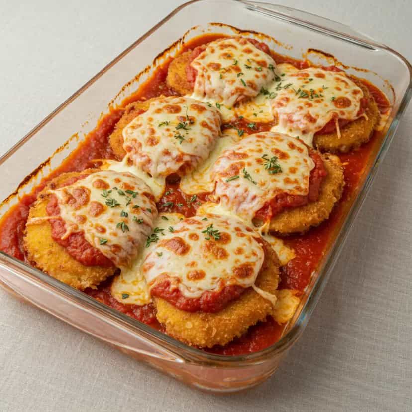 Foto deliciosa de Bife à Parmegiana pronta para servir - Carnes & Frango