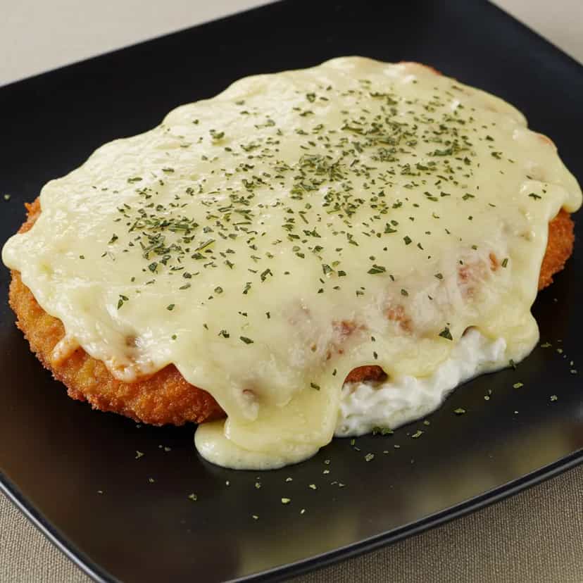 Foto deliciosa de Bife à Parmegiana Fácil pronta para servir - Outras Receitas