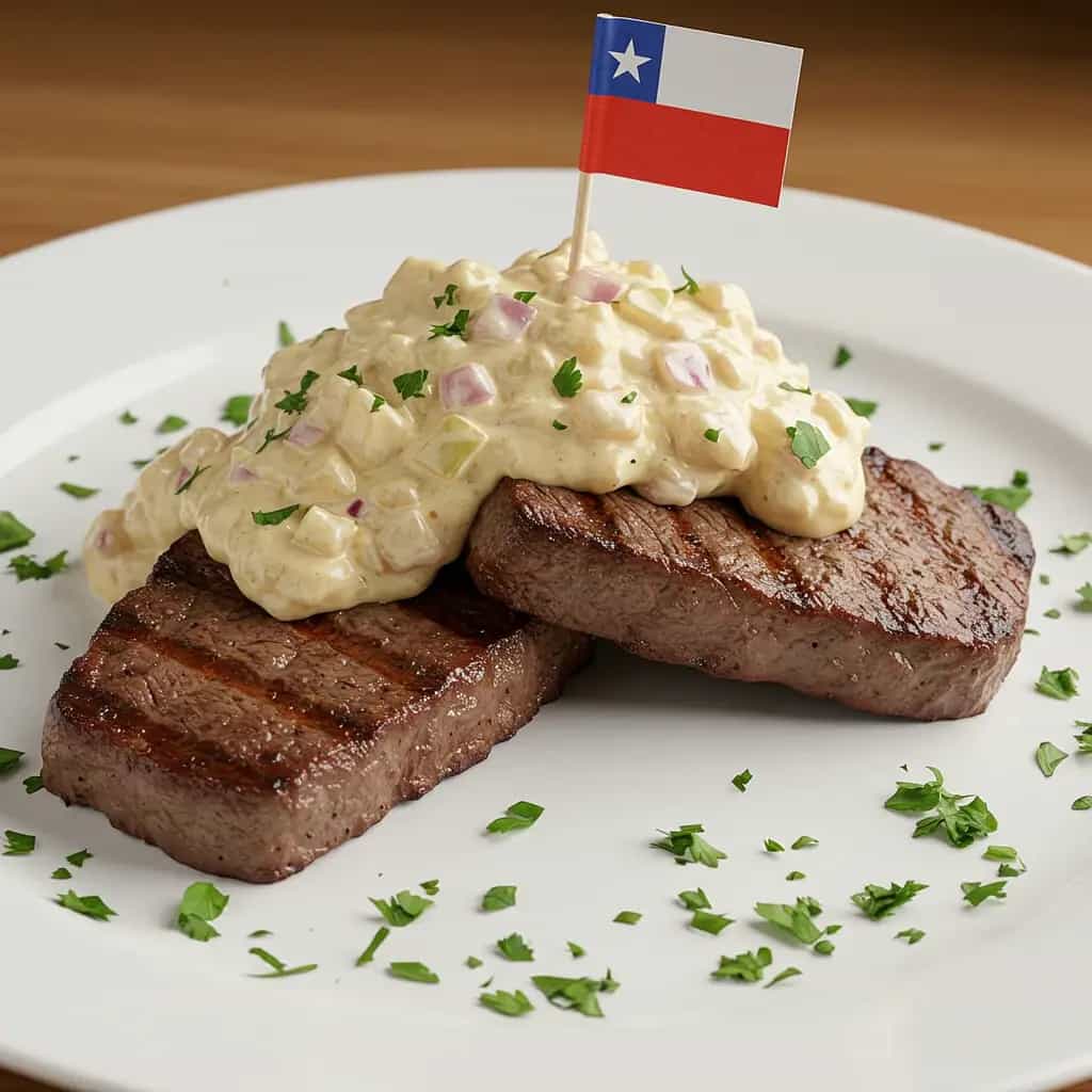 Bife Acebolado com Molho Cremoso