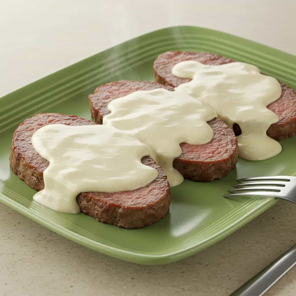 Bife ao Creme de Palmito