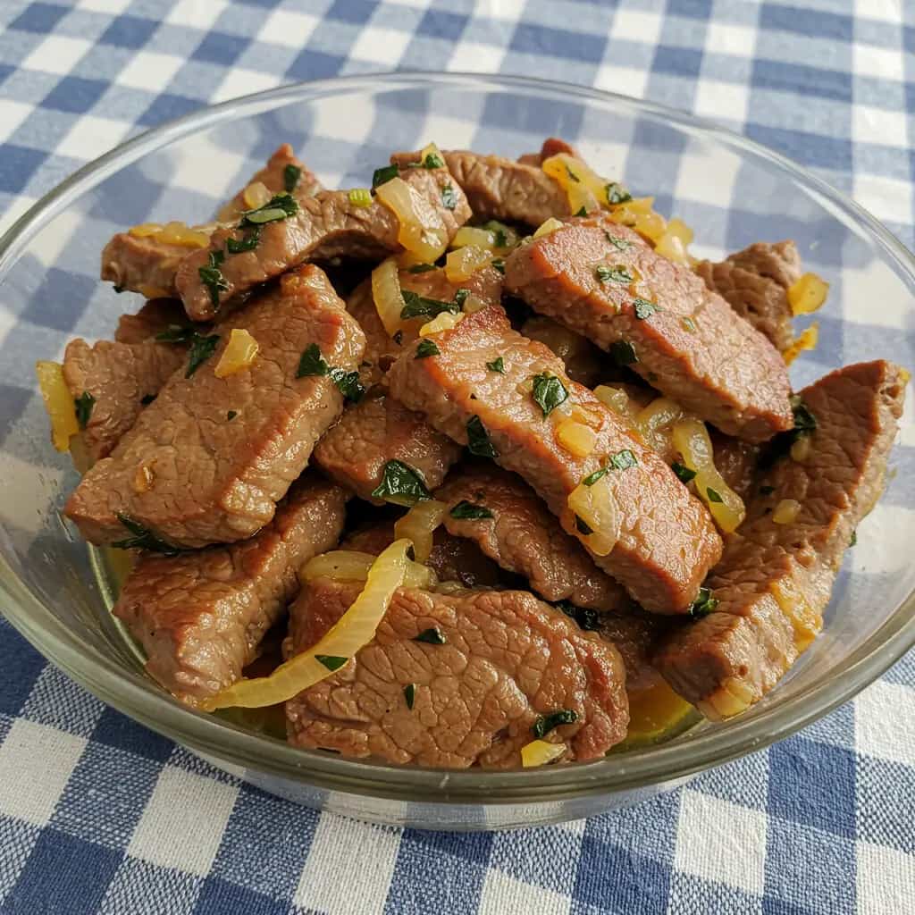 Bife de Fígado Acebolado