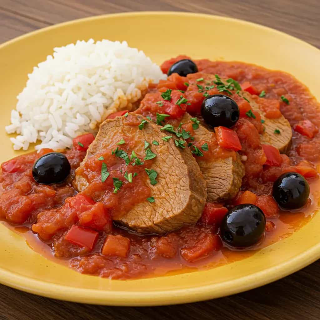 Bifes ao Molho com Azeitonas