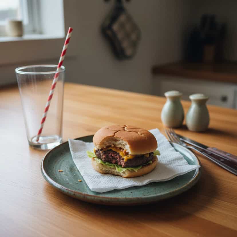 Foto deliciosa de Big Kahuna Burger pronta para servir - Salgadinhos