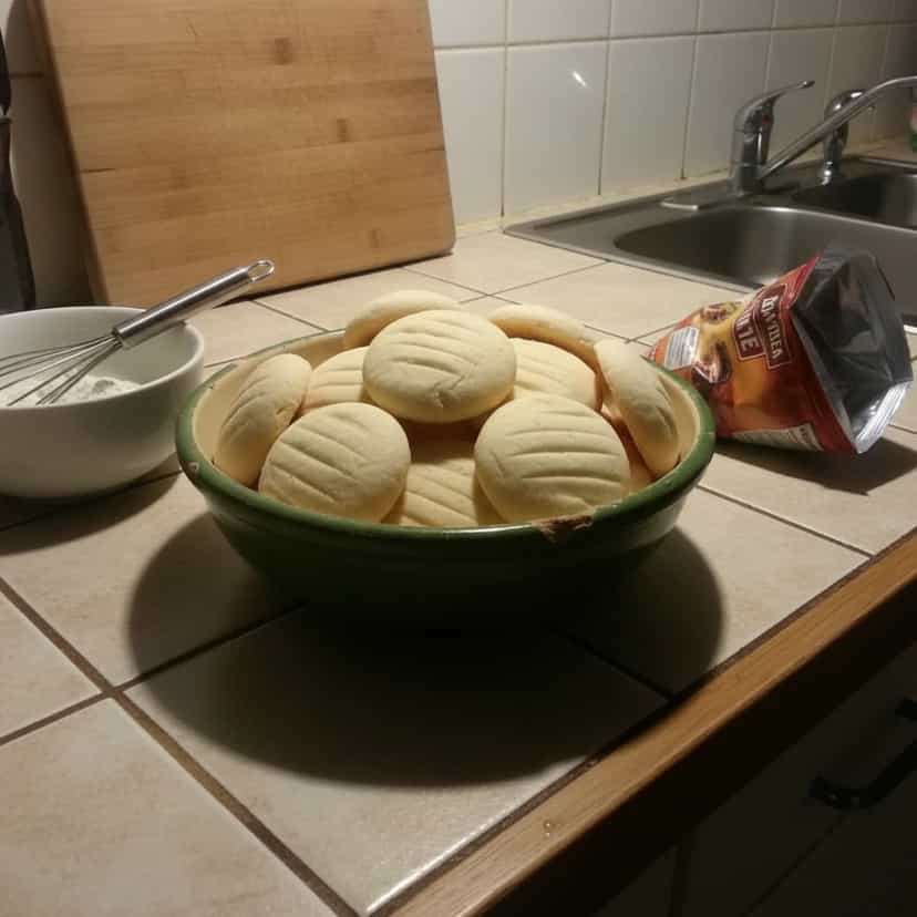 Foto deliciosa de Biscoitinhos amanteigados pronta para servir - Bolachas & Cookies