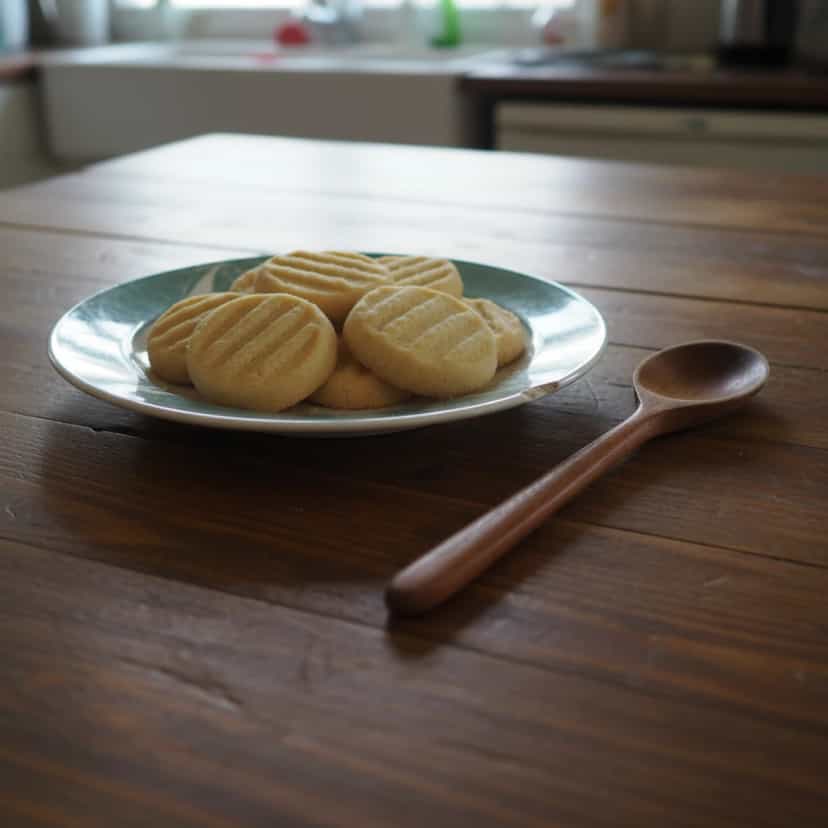 Foto deliciosa de Biscoitinhos amanteigados da vovó pronta para servir - Bolachas & Cookies