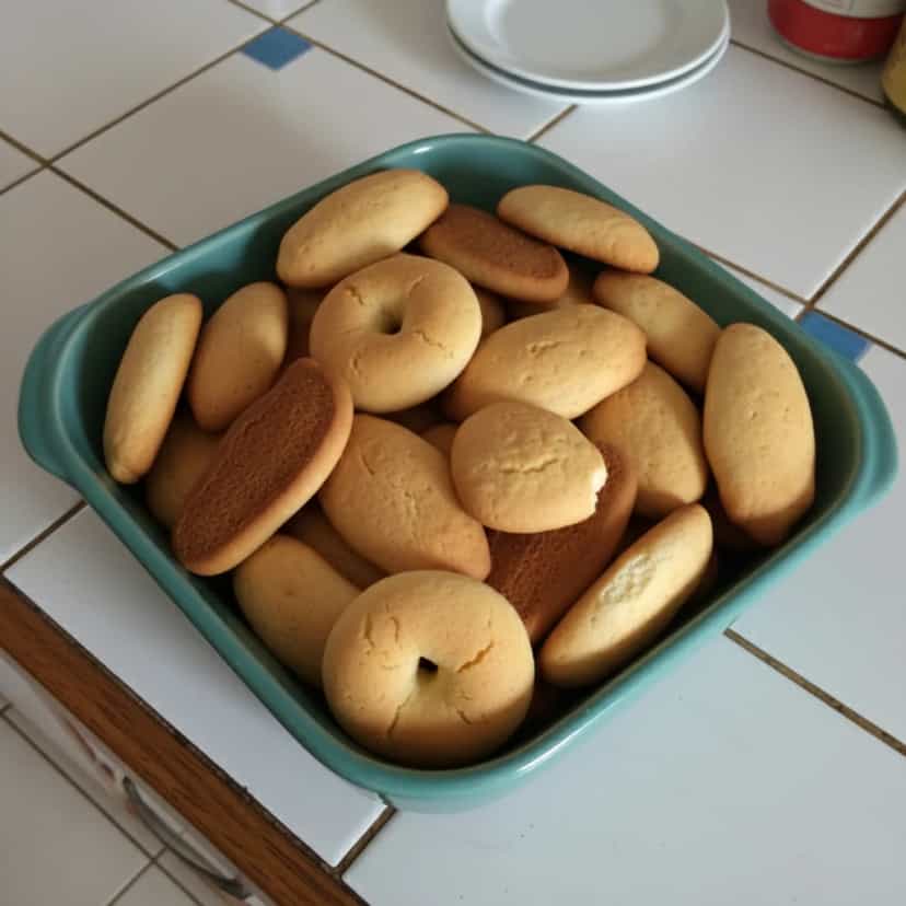 Foto deliciosa de Biscoitinhos Simples de Leite pronta para servir - Bolachas & Cookies