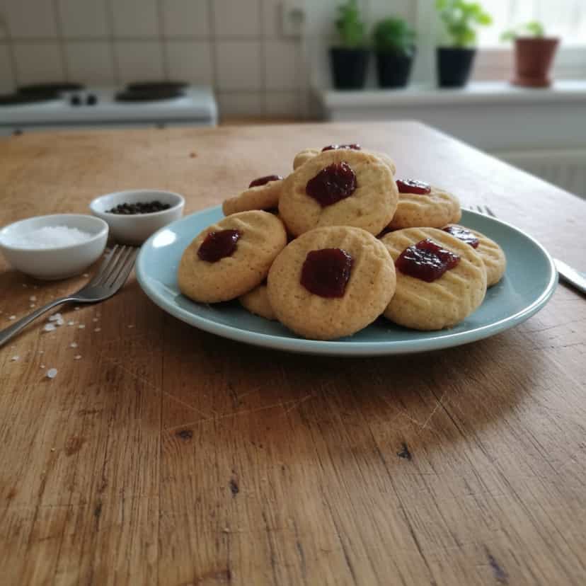 Foto deliciosa de Biscoito Amarelinho de Fubá pronta para servir - Bolachas & Cookies