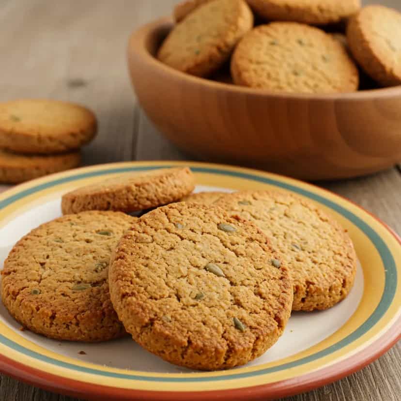 Foto deliciosa de Biscoito aveia e banana pronta para servir - Bolachas & Cookies