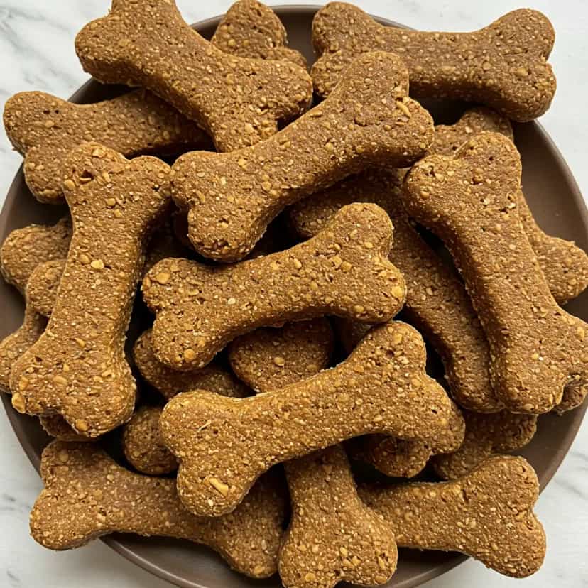 Foto deliciosa de Biscoito canino fácil pronta para servir - Chips & Biscoitos