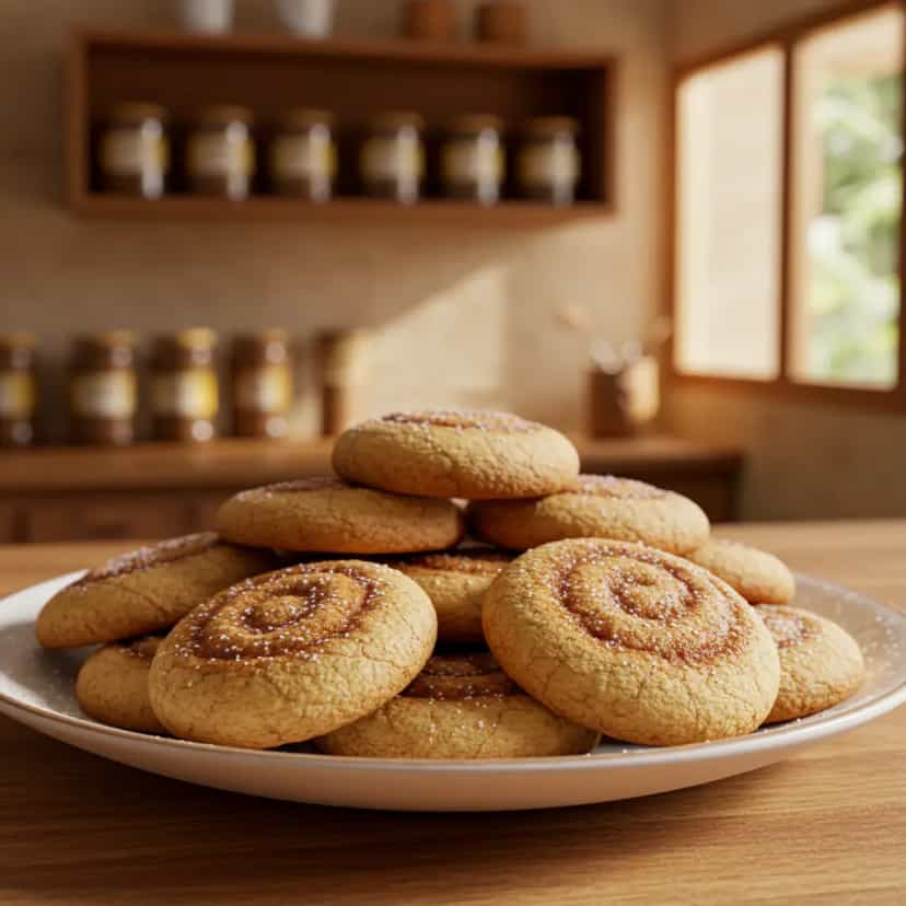 Foto deliciosa de Biscoito de canela pronta para servir - Bolachas & Cookies