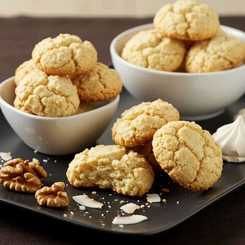 Foto deliciosa de Biscoito de Coco pronta para servir - Bolachas & Cookies