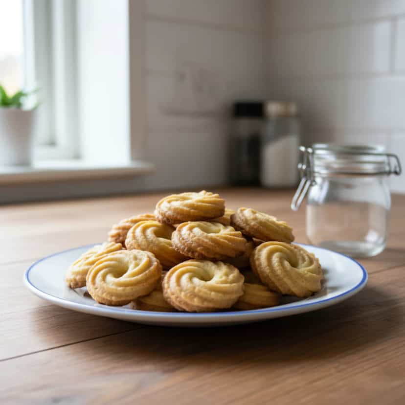 Foto deliciosa de Biscoito de Fubá e Limão pronta para servir - Bolachas & Cookies