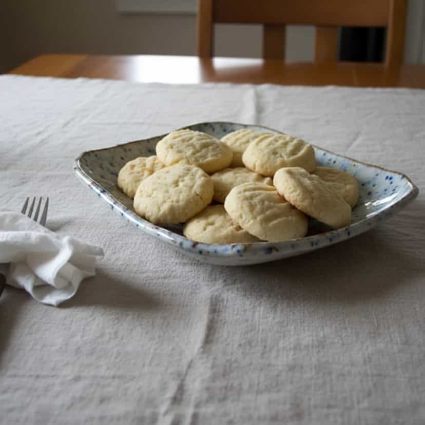 Foto deliciosa de Biscoito de maizena fácil pronta para servir - Chips & Biscoitos