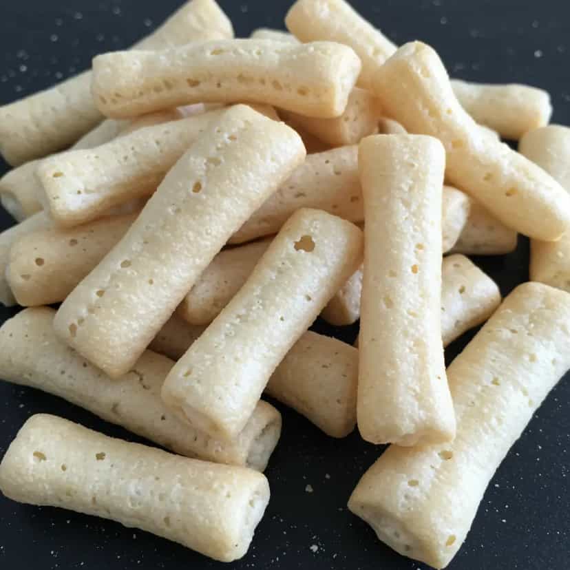 Foto deliciosa de Biscoito de Polvilho Crocante pronta para servir - Snacks Assados