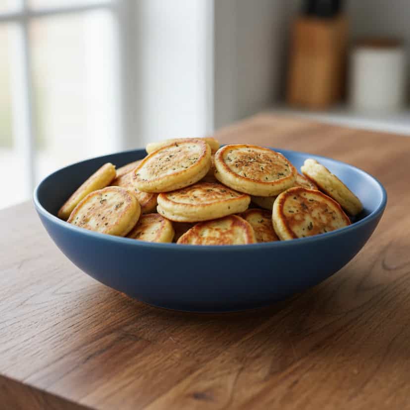 Foto deliciosa de Biscoito de Queijo Parmesão pronta para servir - Bolachas & Cookies