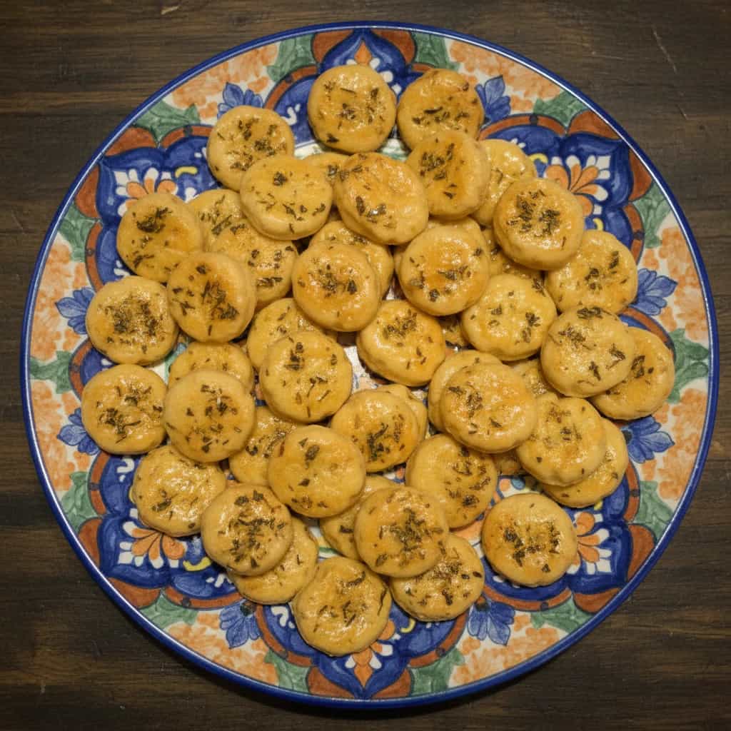 Biscoito de Queijo Parmesão
