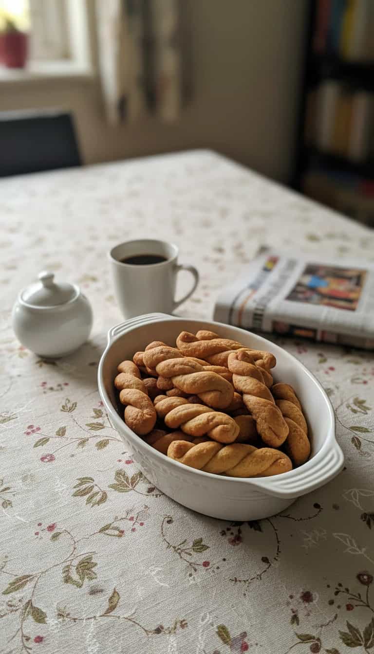 Foto deliciosa de Biscoito de Trança Sem Glúten pronta para servir - Bolachas & Cookies