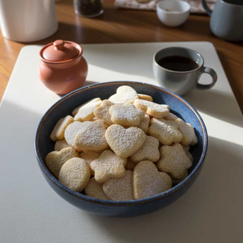 Foto deliciosa de Biscoitos amanteigados pronta para servir - Bolachas & Cookies