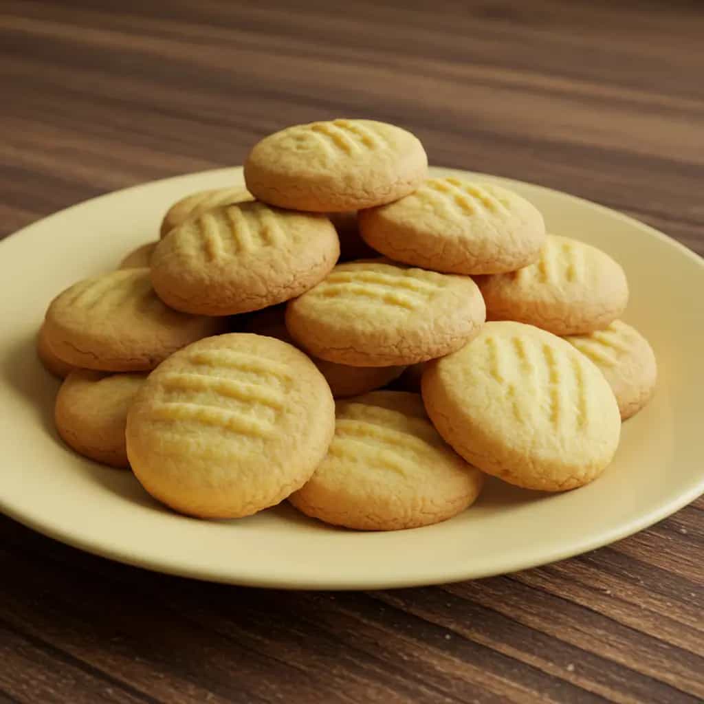 Biscoitos amanteigados caseiros