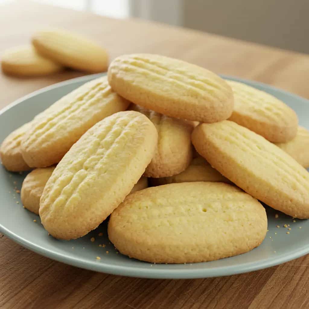 Biscoitos Amanteigados com Limão