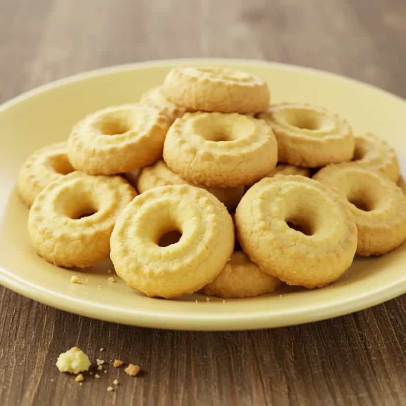 Foto deliciosa de Biscoitos Amanteigados com Nozes pronta para servir - Bolachas & Cookies