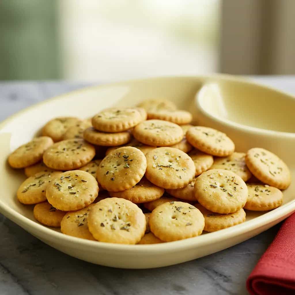 Biscoitos amanteigados com orégano