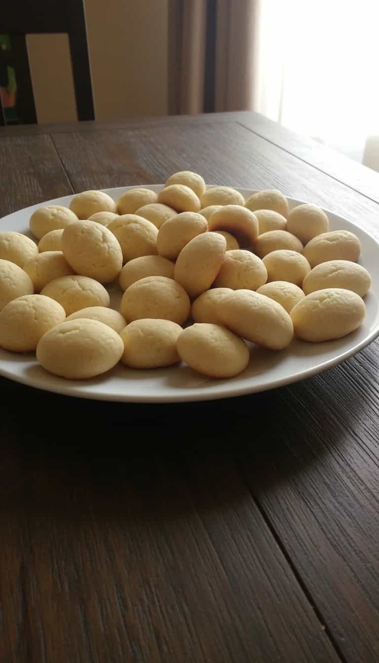 Foto deliciosa de Biscoitos amanteigados de amido pronta para servir - Bolachas & Cookies