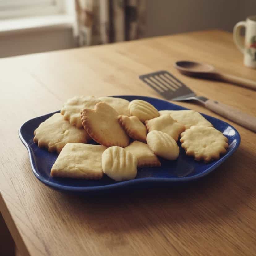 Foto deliciosa de Biscoitos amanteigados de Limão pronta para servir - Bolachas & Cookies
