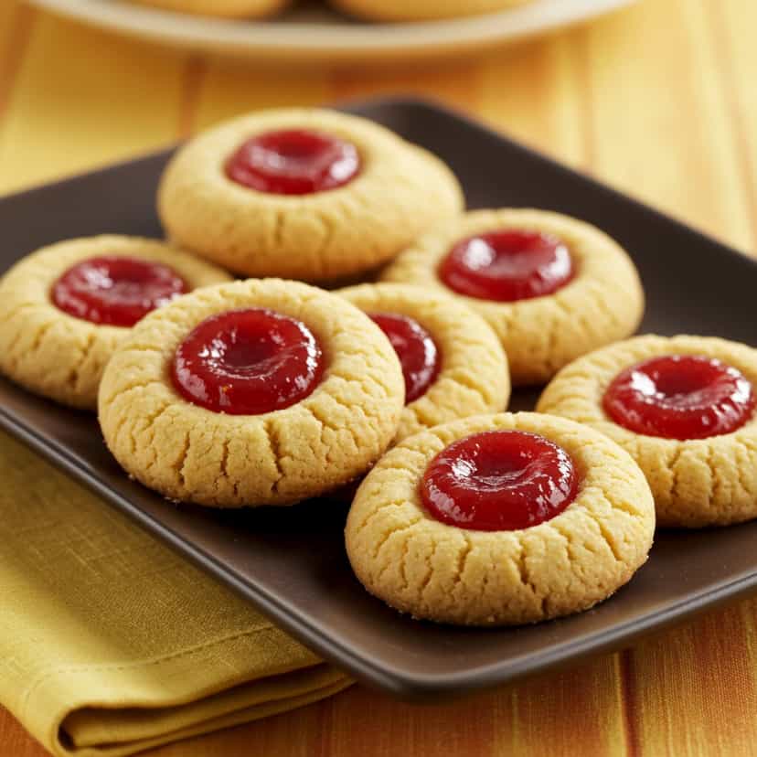 Foto deliciosa de Biscoitos amanteigados para o chá pronta para servir - Bolachas & Cookies